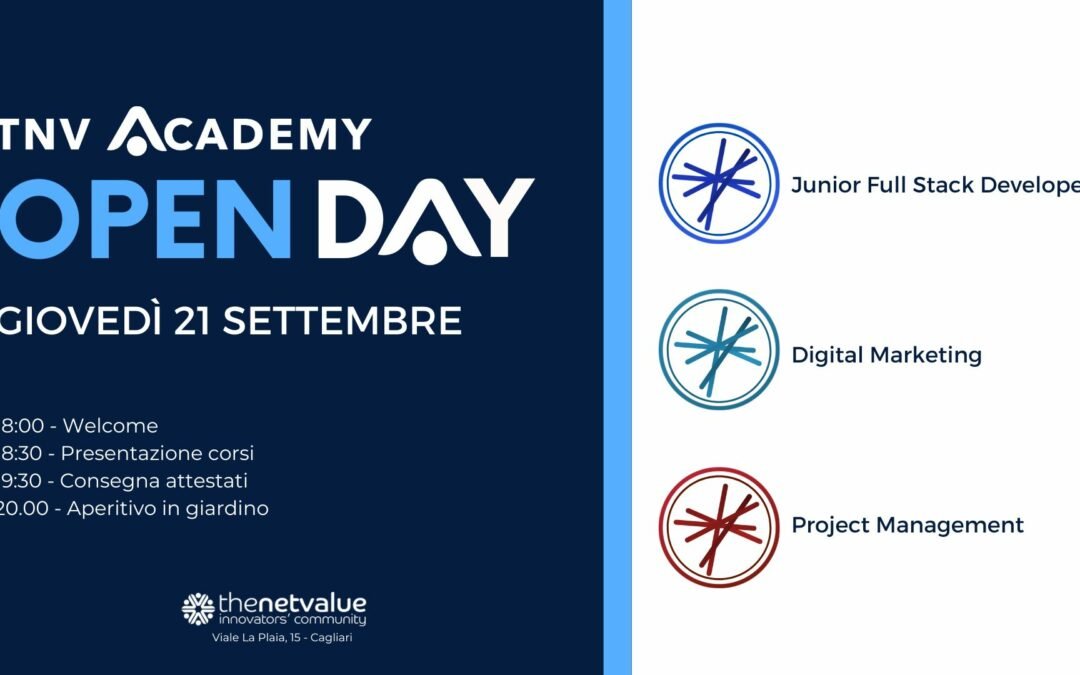 TNV Academy | Open Day | 21 settembre 2023